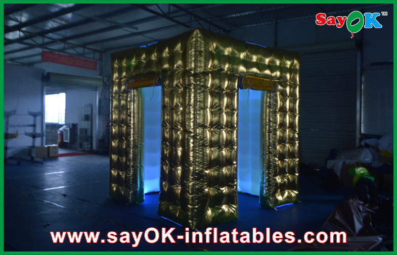 Inflatable Kiosk Inflatable Paint Portable Mobile Photo Booth SGS Approval For Wedding / Party