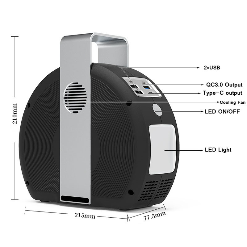 155W 42000Mah Power Charger Station