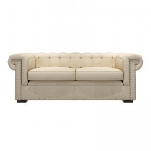 Light luxury furniture design of Hotel lobby sofa used Glossy painting wood legs with high density sponge Upholstered
