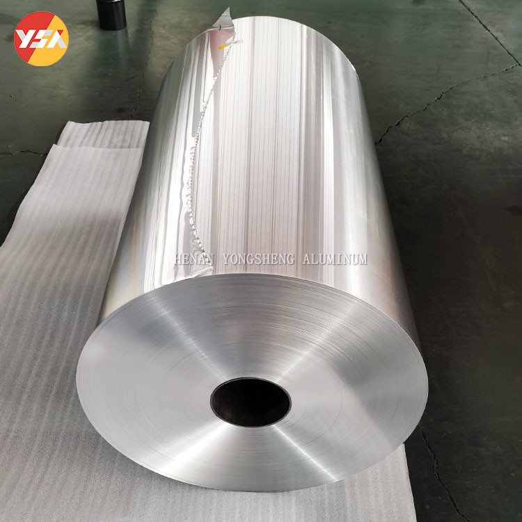 8006 7 - 60 Micron Aluminium Jumbo Roll Household Aluminum Foil for Fast Food