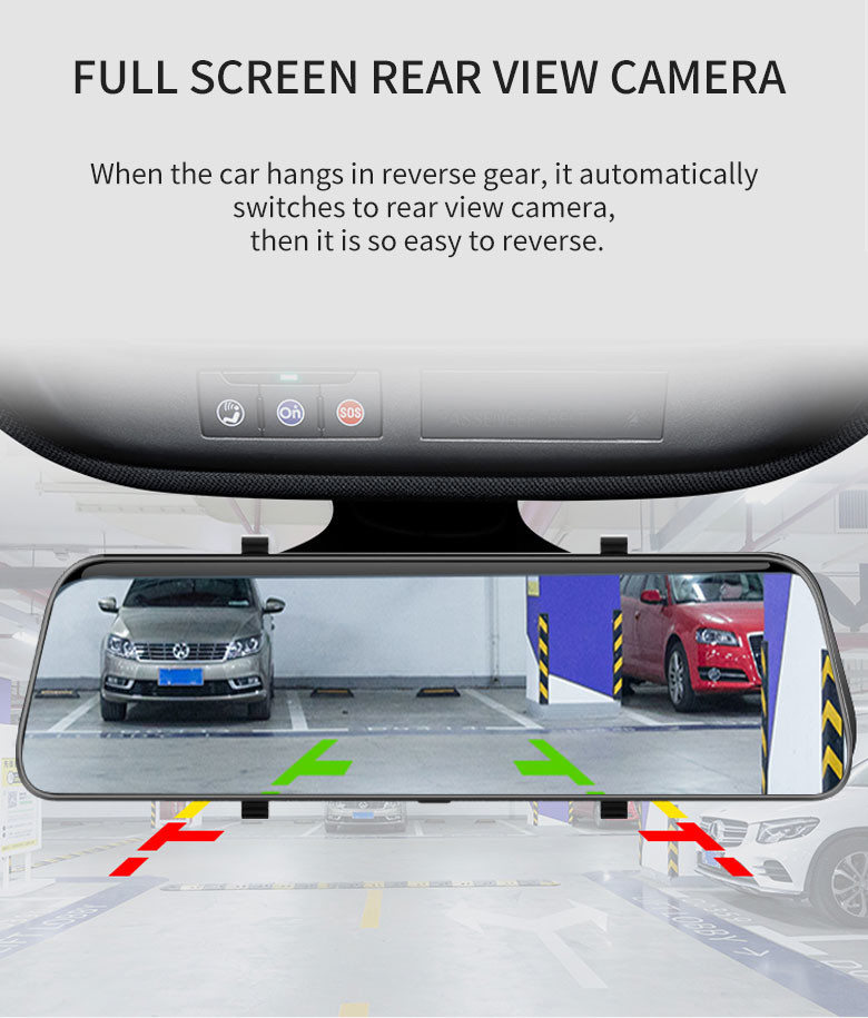 Dual Lens 1080P Dashboard Camera 170 Degree Loop Recording G Sensor Car 500MA GPS