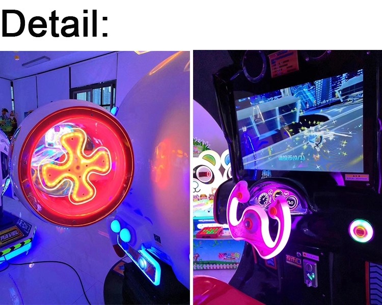 3D Large Helicopter Kiddie Ride Machines Electric Video Game 150W