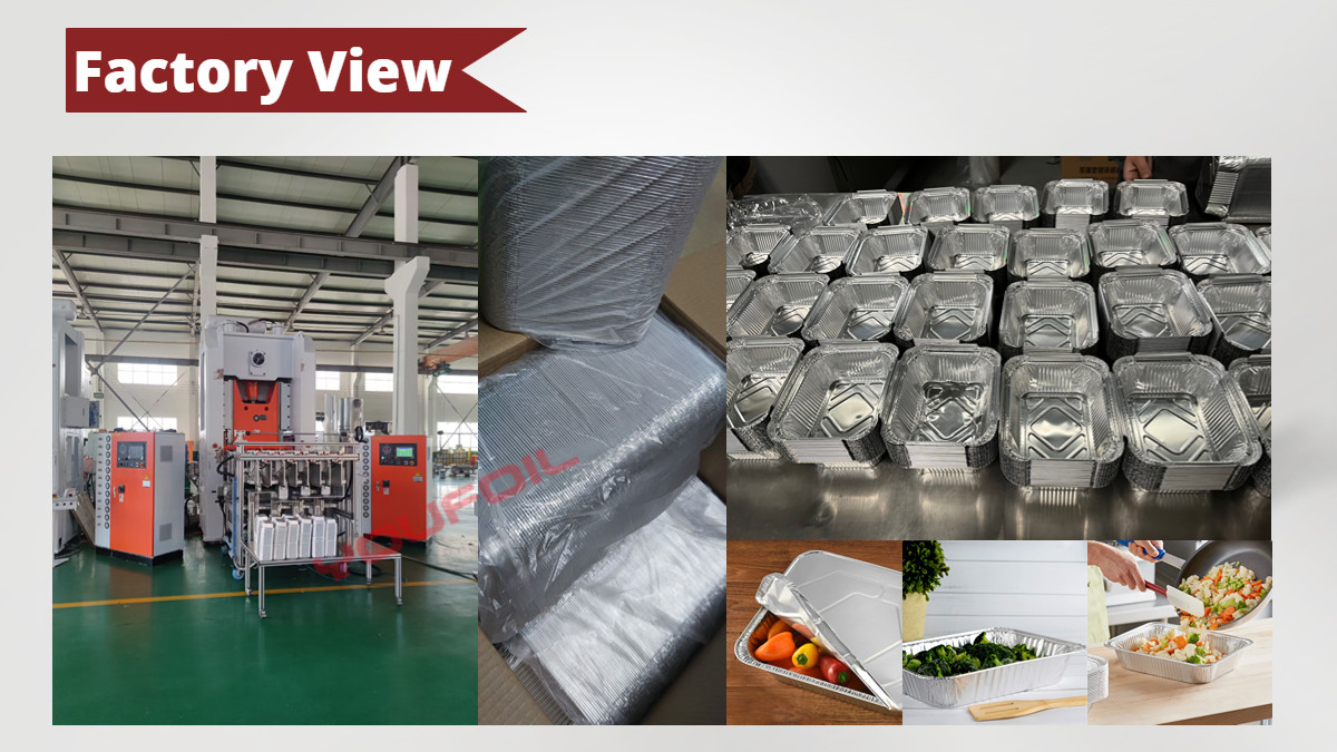 OEM Recycled Cake Rectangular Aluminum Foil Container Food Baking Aluminum Tray