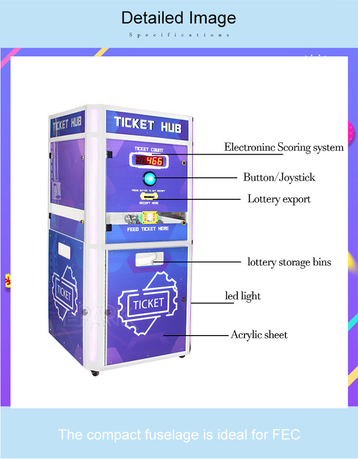 Single Sided House Ticket Eater Machine Arcade Games Machines