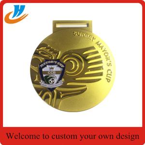 Custom die cast medals with gold silver copper plated medals