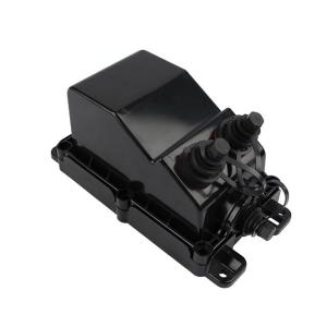 Black Fiber Access Terminal 2 Pole Terminal Junction Box Customized