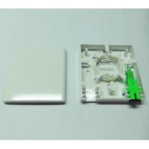 White color FTTH mini customer terminal box retardant ABS plastic shell for SC