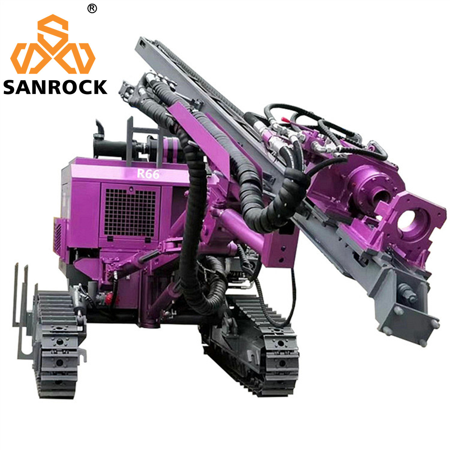 Mining DTH Drilling Machine Rotary Borehole Crawler Hydraulic DTH Drilling Rig
