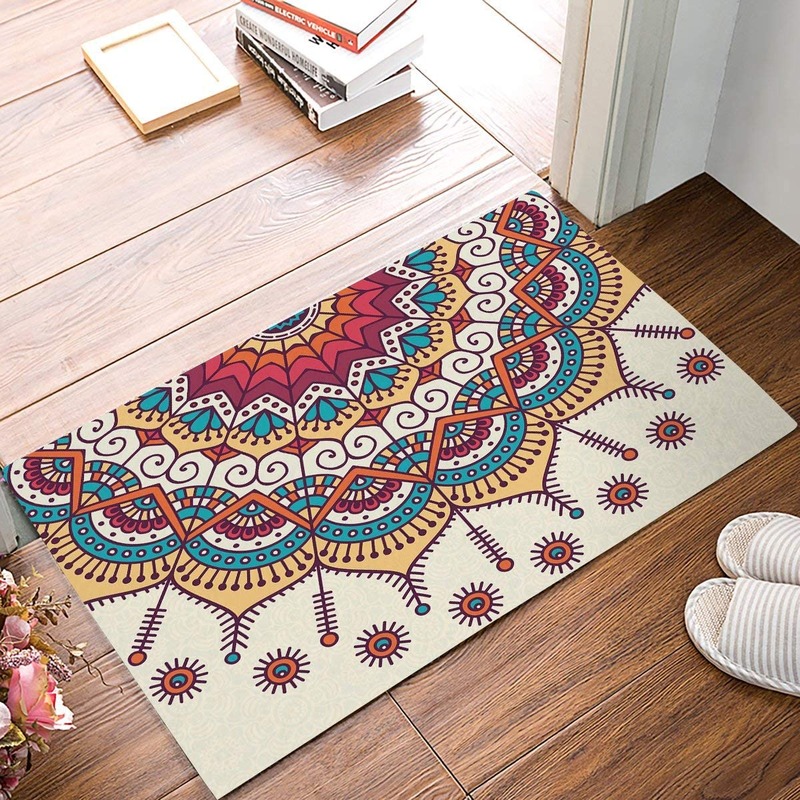 Minglu BFM-012 Customer OEM Designed Rubber Non Slip Welcome Door Mats Kitchen Bath Floor Mats