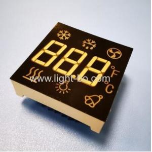 Ultra Red Customized Triple Digit 7 Segment LED Display Common Anode For