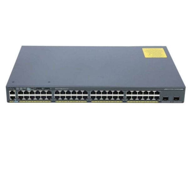 Quality 2960X series 48 Port Gigabit Ethernet + 2 x 10G SFP LAN Lite POE Switch WS-C2960X-48LPD-L for sale
