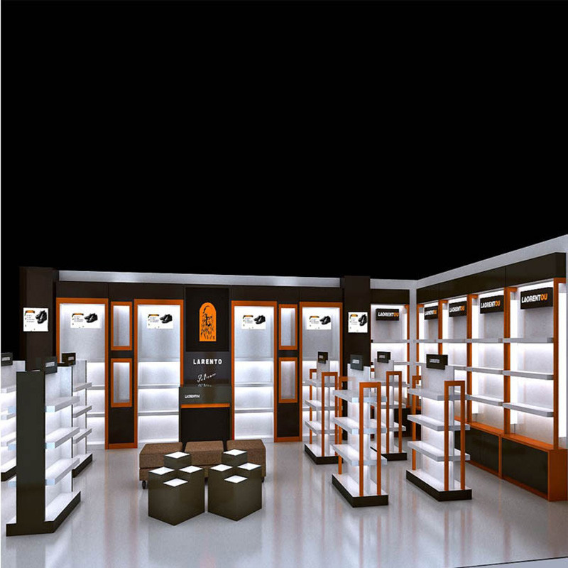 Shopping Mall Cosmetic Store Furniture Fashionable Design Customized Color