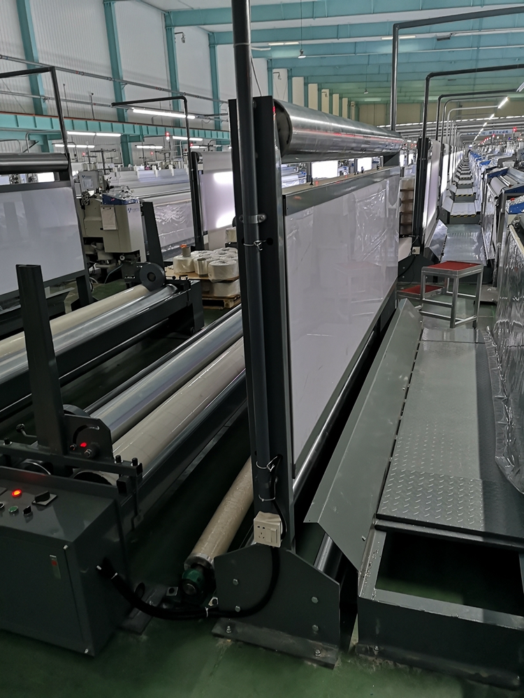 Factory Sale Fabric Roll Winder Machine For Inspection Table With Led