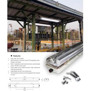 ATEX IECEx Explosion Proof Linear Fluorescent Light | High Durability, Wide Beam