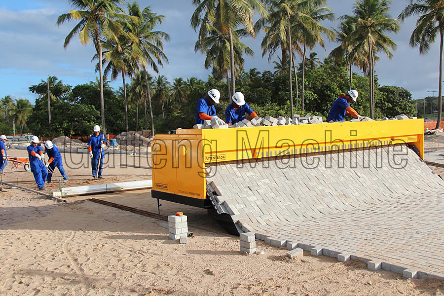 GF-3.5 paving brick laying machine