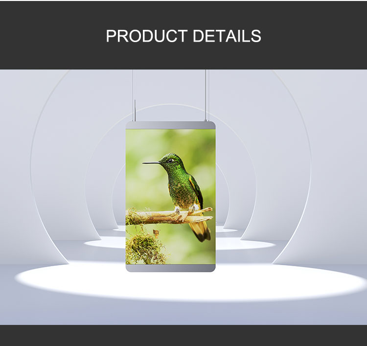 5000cd/M2 Brightness LED Display Poster For Ultra Thin Indoor Advertising P1.86 P2 P2.5 P3
