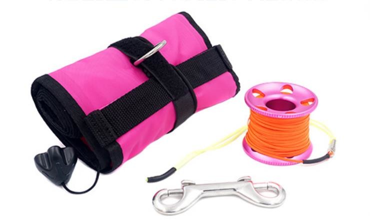 Antiwear Multicolor Diving Spin Spool , Lightweight Diving Line Wheel