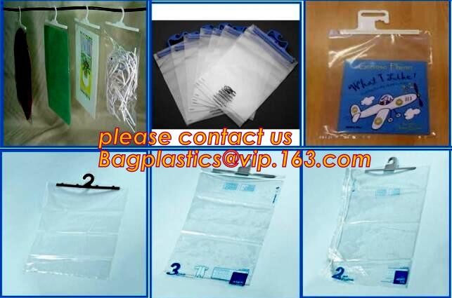 hanger bag with zip lock on the top,Frosted Zip lockk bag EVA PVC hanger bag for clothes, EVA frost drawstring bag, Froste