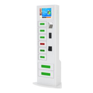  Coin Note Card Access Mobile Phone Charging Station with Touch Screen For Shopping Mall Manufactures