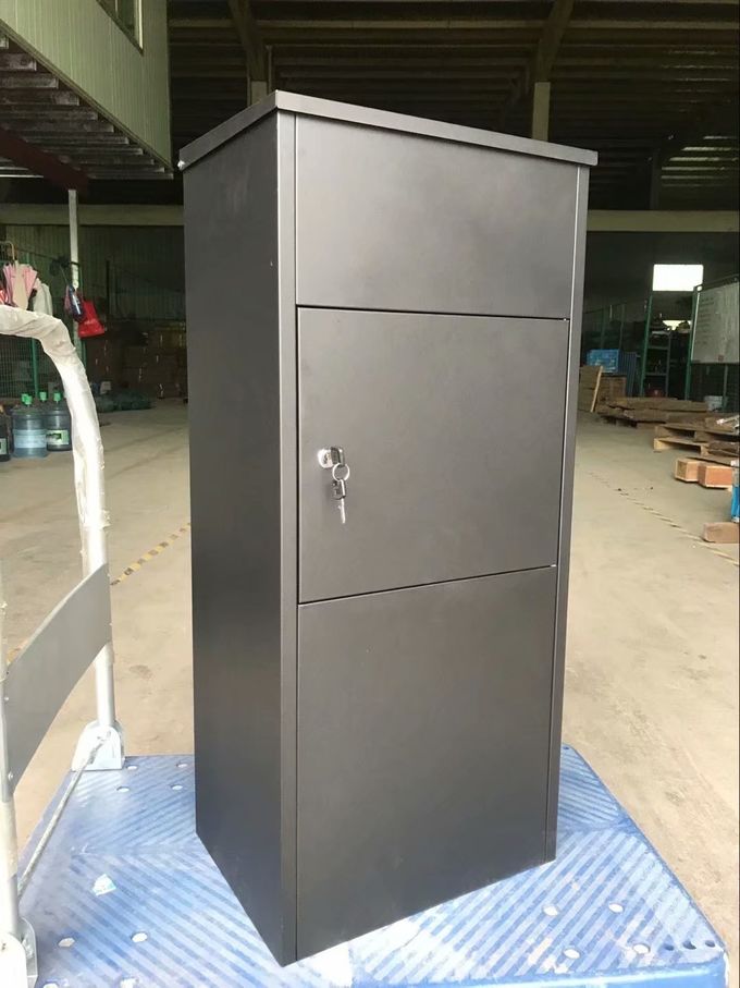 Big Standing Galvanized Metal Parcel Drop Box Indoor Outdoor Mailboxes