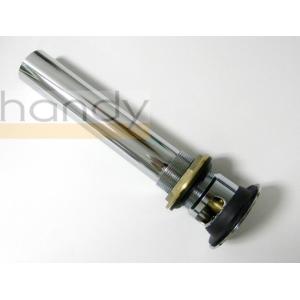 Push Button Type Brass Washbasin Pop Up Waste with Overflow Drain with CE