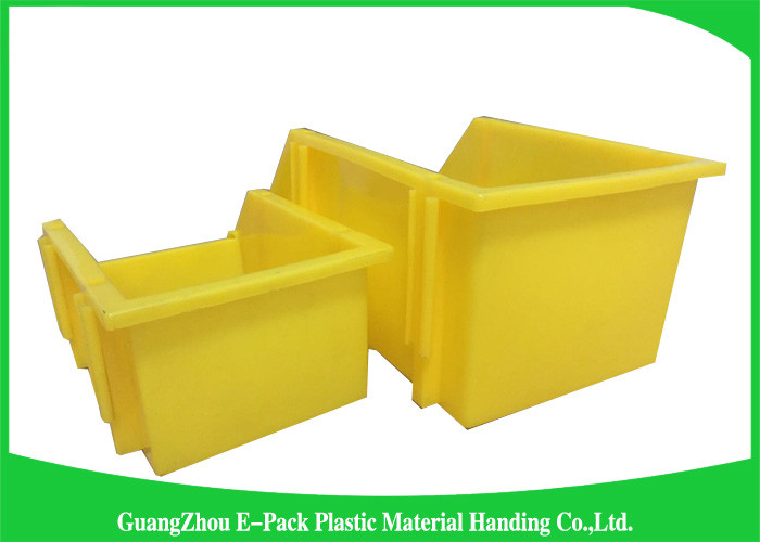 Standard Size Warehouse Storage Bins Spare Parts Storage Easy Stacking PE Material