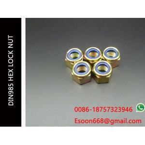 M10-1.0/M10-1.25/M10-1.5 DIN 985 Class 8 Zinc Finish Steel Nylon Insert Lock Nut