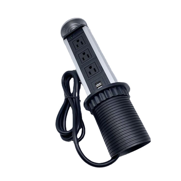266*130*7mm Right Angle Smart Power AU Lead Pop Up Desk Extension Power Point Outlet