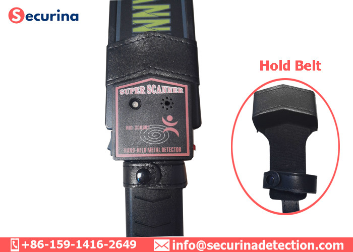 270mW Power Hand Held Security Wands Metal Detector With Chargeable Battery