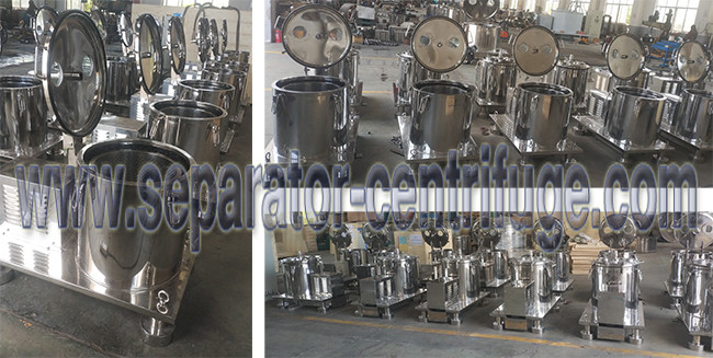 Long Life Hemp Vertical Basket Centrifuge Cannabis Oil Extraction Equipment