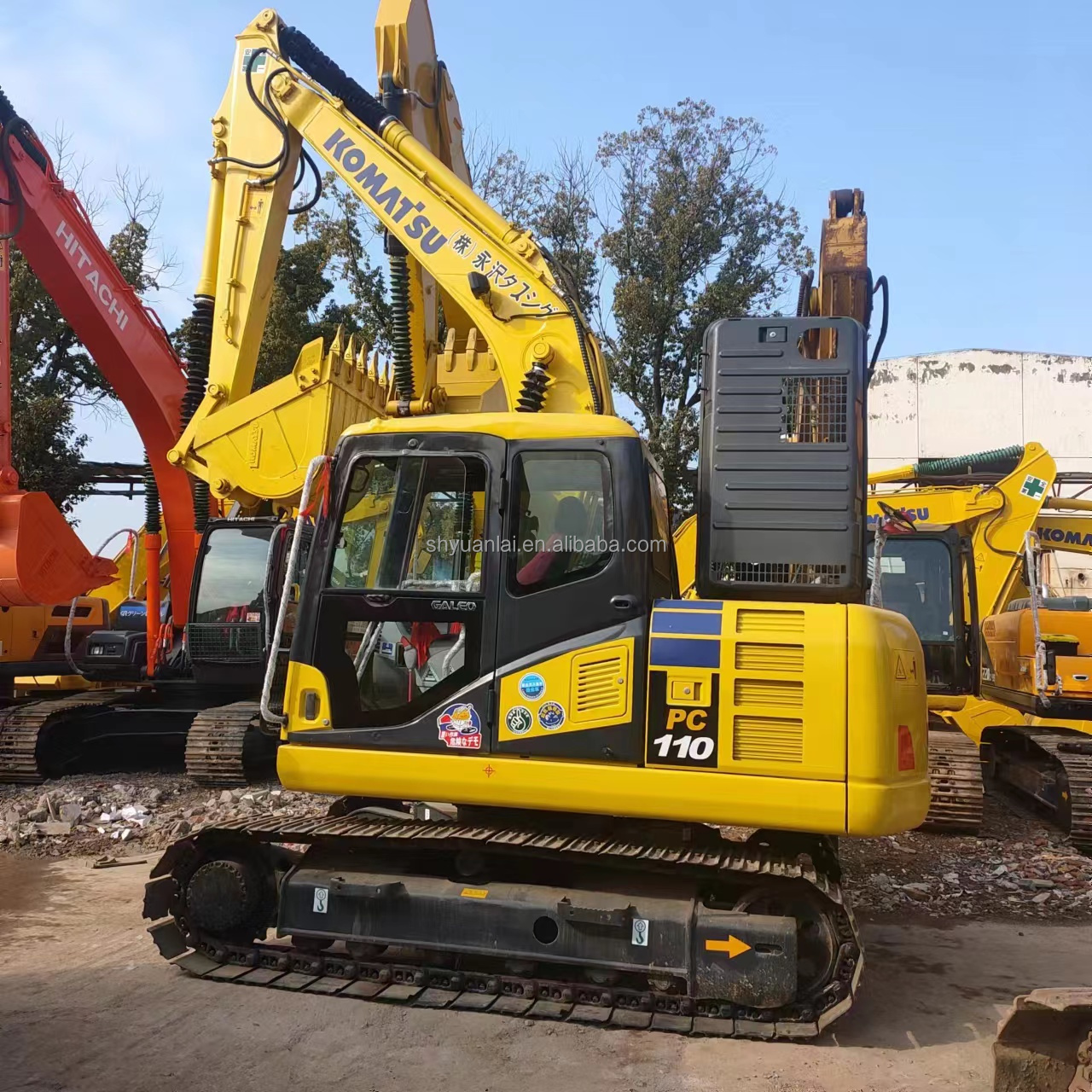 high efficiency 11 ton Used Komatsu pc 110 hydraulic crawler excavator Komatsu PC110-8 low price excavator Japan used
