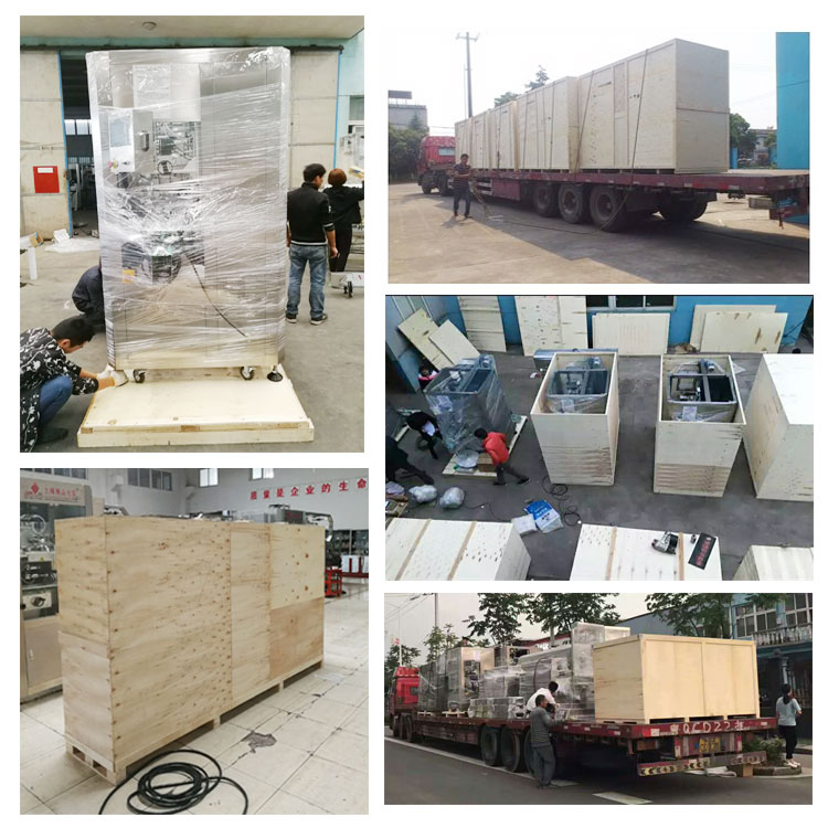 Flat Bottle Labeling Machine , Automatic Bottle Packing Machine 600kg