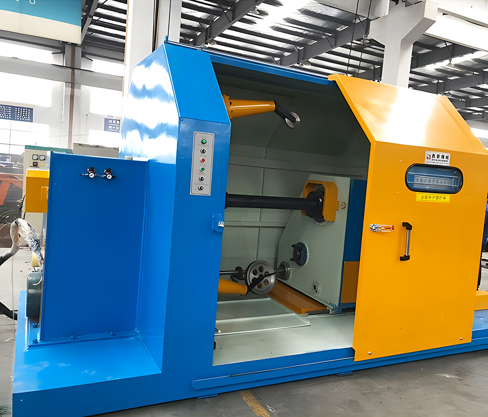 Network Cable Stranding Machine PLC Cantilever Single Twisting Machine