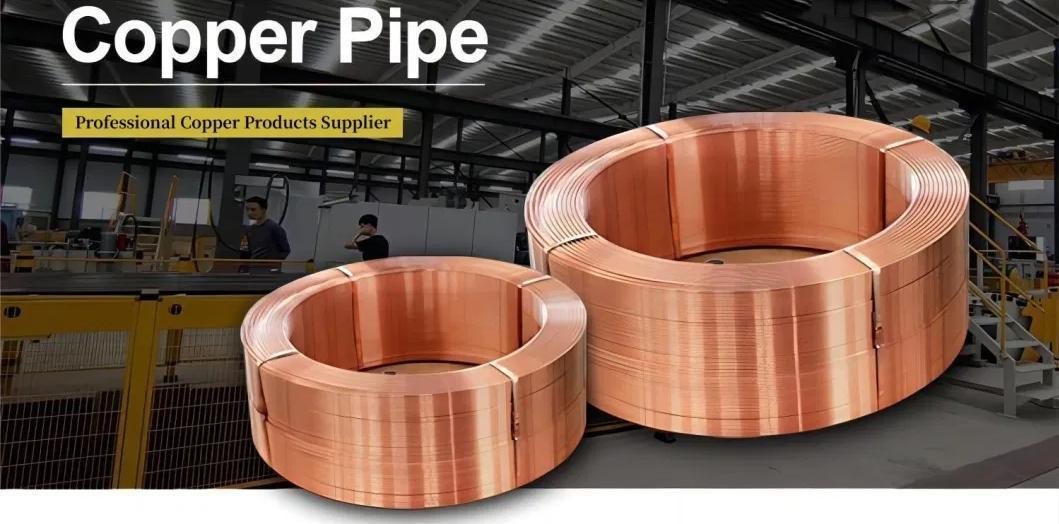 1-1/4 Copper Pipe C71500 Copper Condenser Tube C70600 Heat Exchanger Copper Pipe