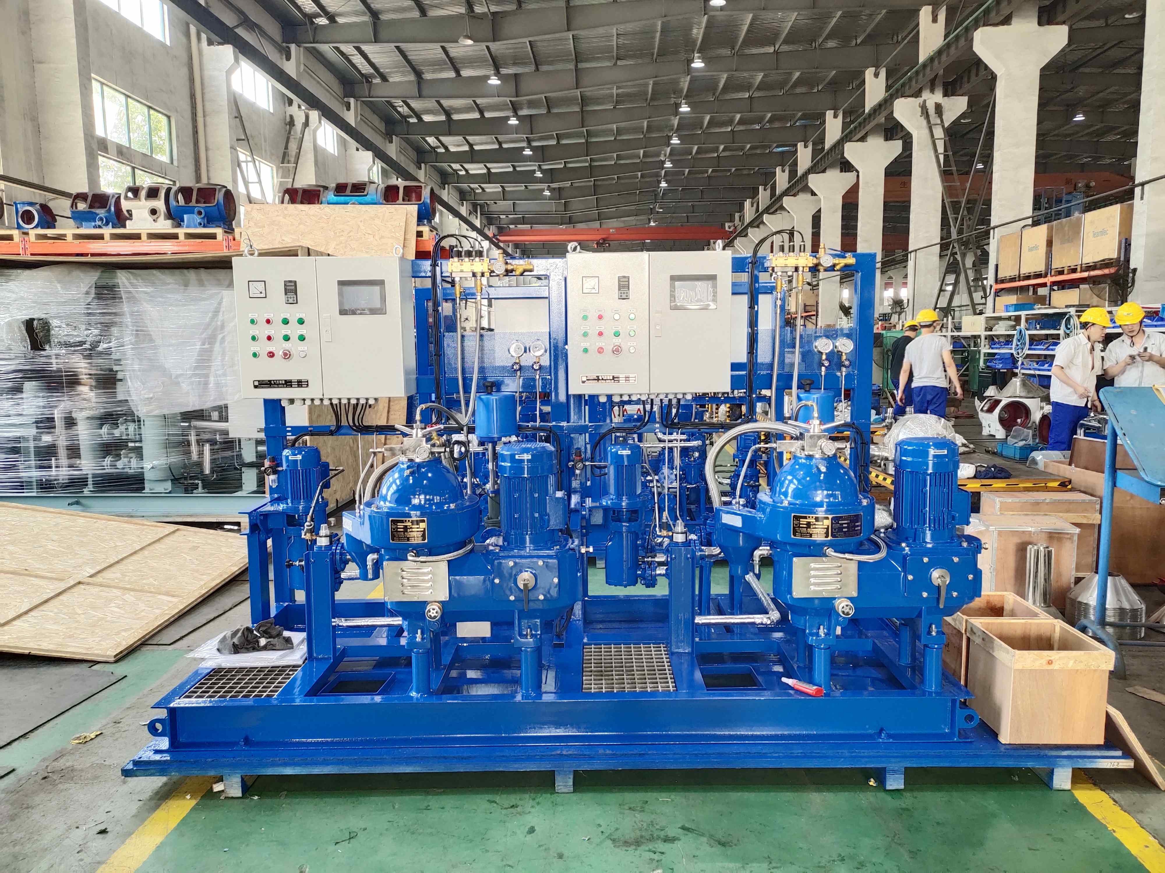 Automatic continuous land used LO DO Treatment System used in Power Plant Equipments Process