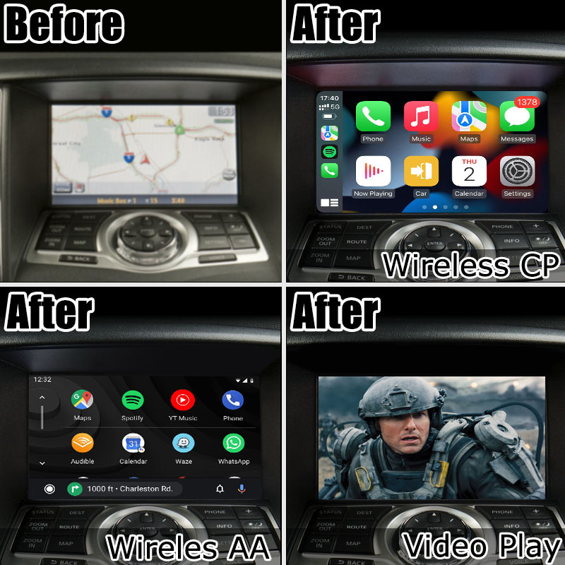 Lsailt Wireless Carplay Android Auto Interface For Nissan Maxima A35 IT08 08IT