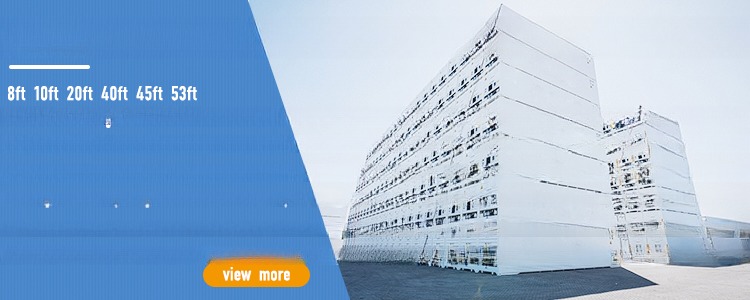 Stroage Function Double Rear End Swing Door 40ft PU Foam Insulated Reefer Refrigerated Body Shipping Isolated Container