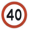 Speed limit sign
