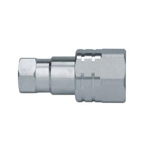 Threaded To Connect Hydraulic Quick Coupling , Faster Interchange Hydraulic