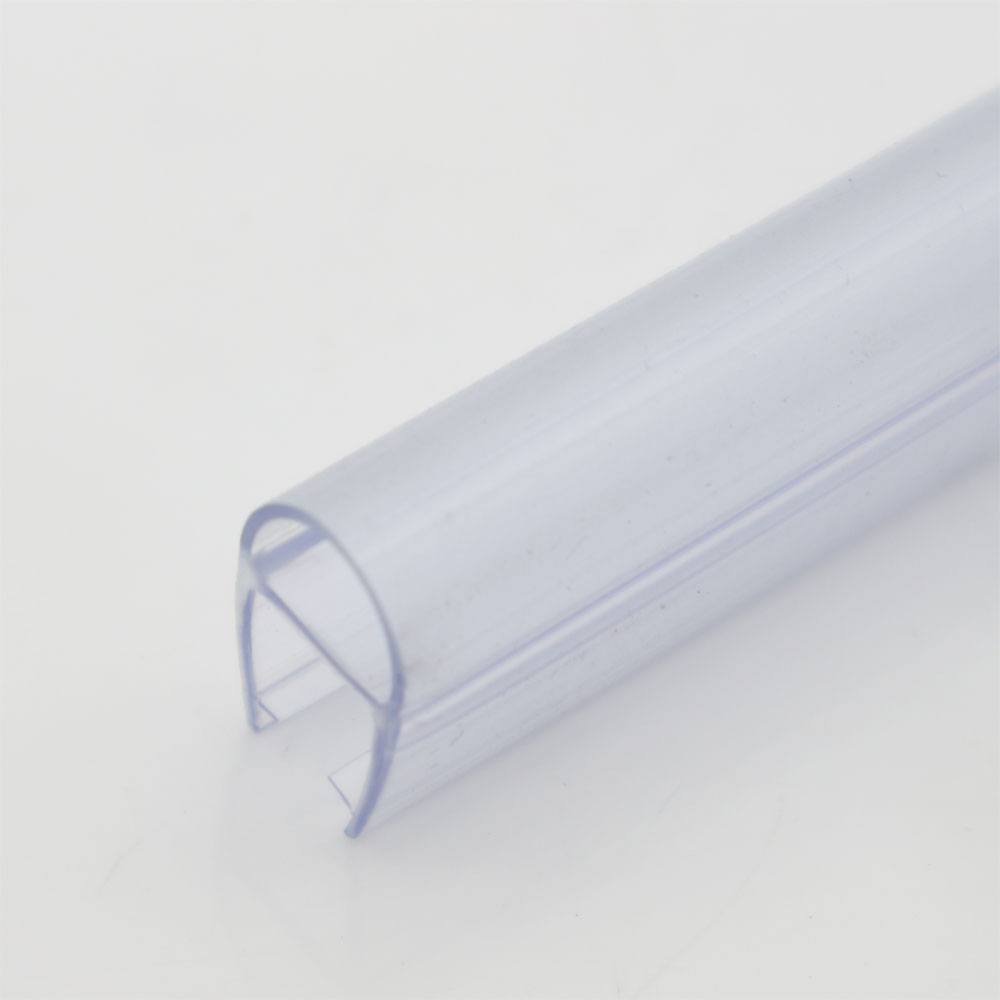 Long Lift Function PVC Plastic Shower Door Bottom Seal Strip for Modern Bathrooms
