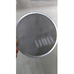  304 / 316 Stainless Steel Wire Mesh Filter Disc Heat Resisting For Filtering And Sieving Manufactures