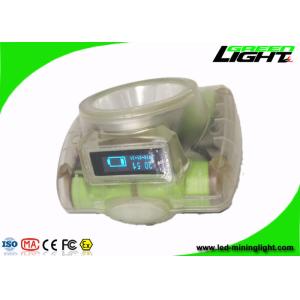 Detachable LED Miner Headlamp 13000Lux Underground With OLED Screen