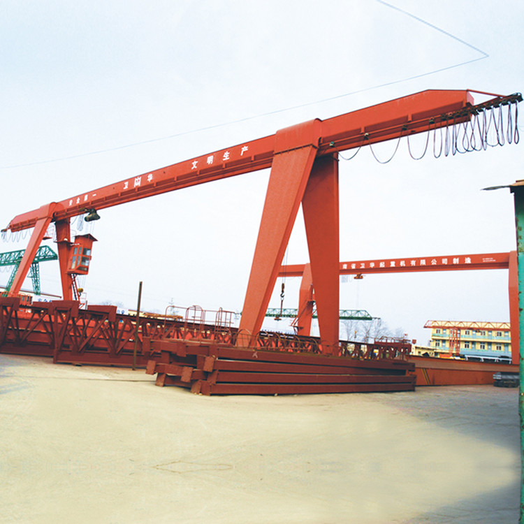 5T MH Type Double Girder Gantry Crane Electric Rail Mobile With Hoiest
