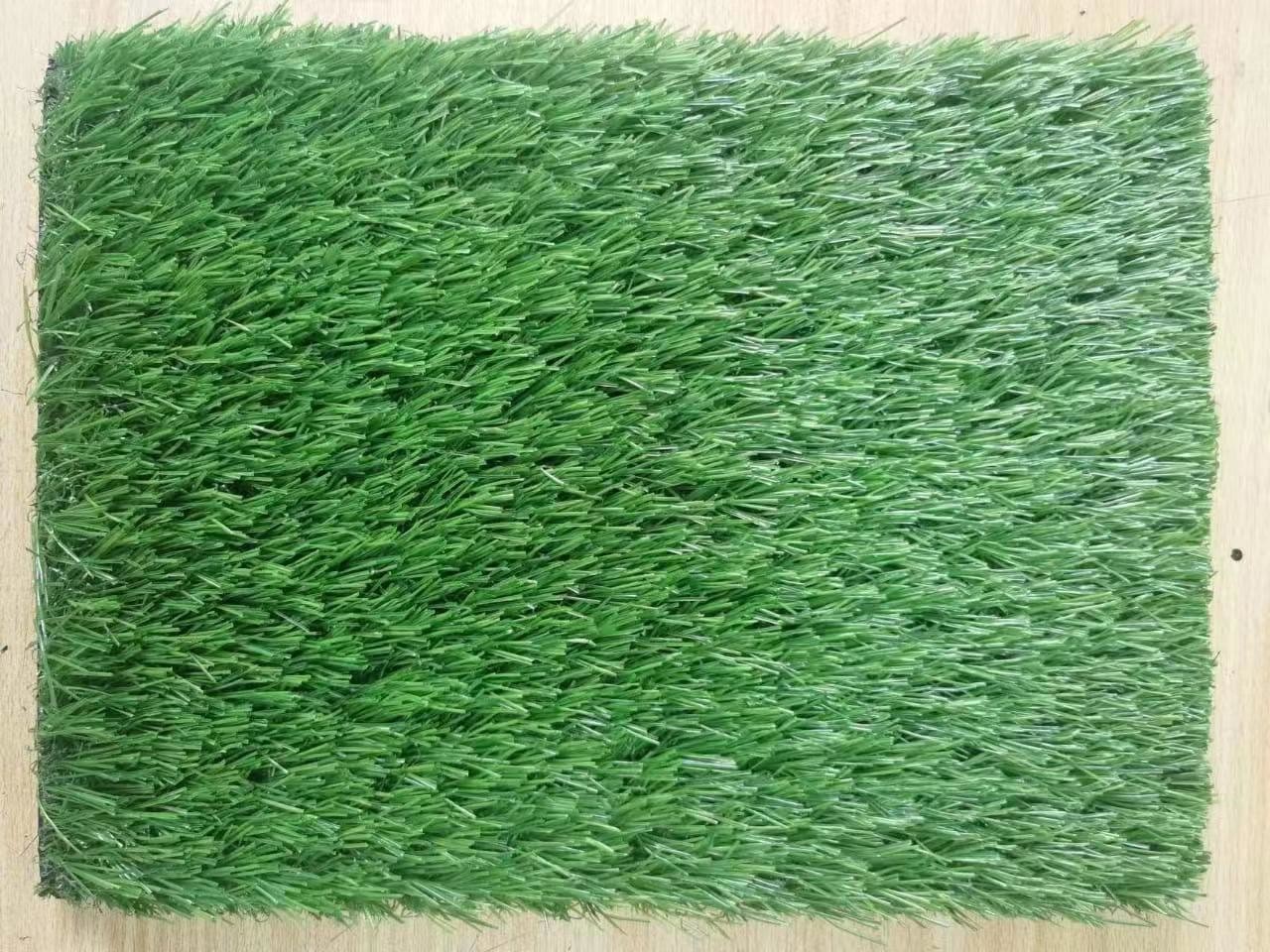 Green Artificial Grass Turf 10mm 12mm With Straight Cut Yarn Waterproof