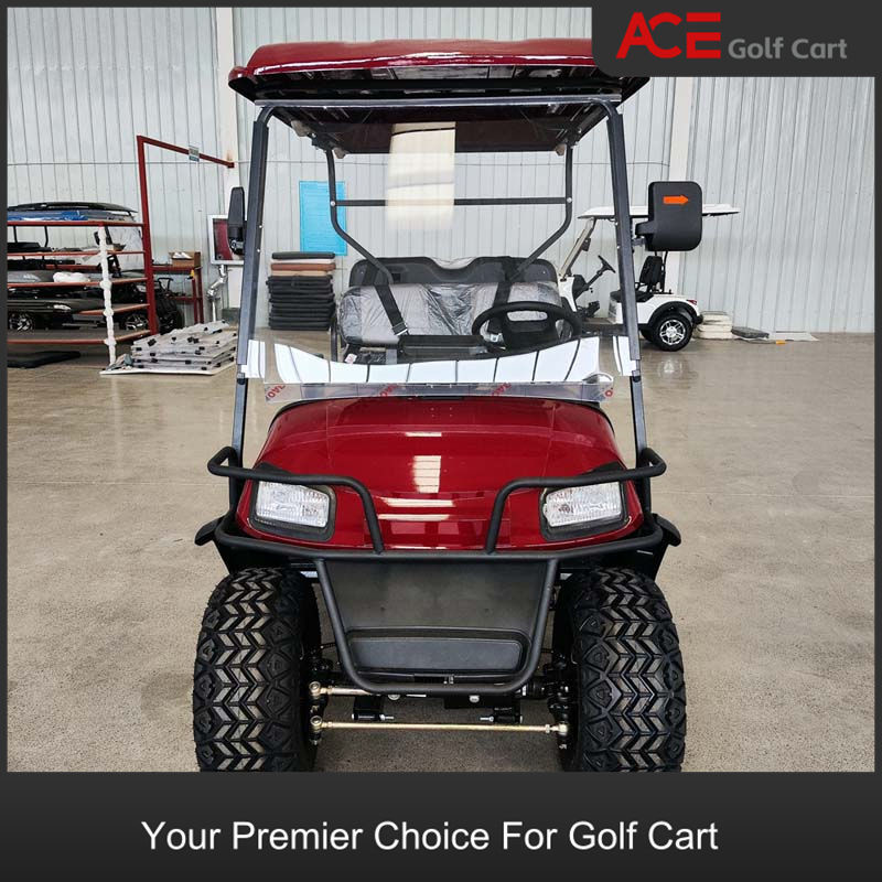 48v 150HA Lithium Battery Electrical Golf Cart Steel Frame Top Speed 35km/H
