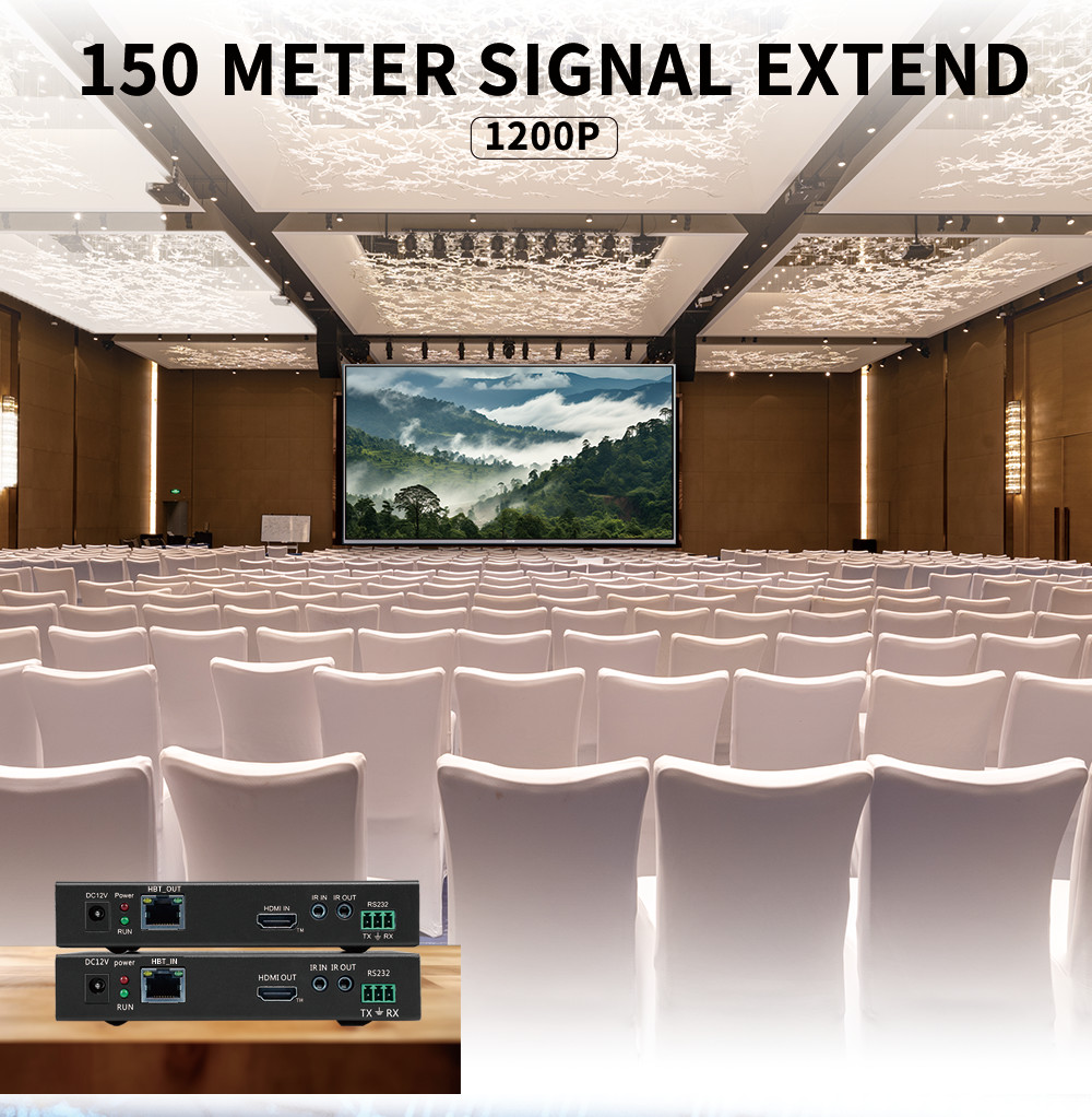 150M HDMI Video Transmitter Receiver 1920X1080 HDMI Network Extender