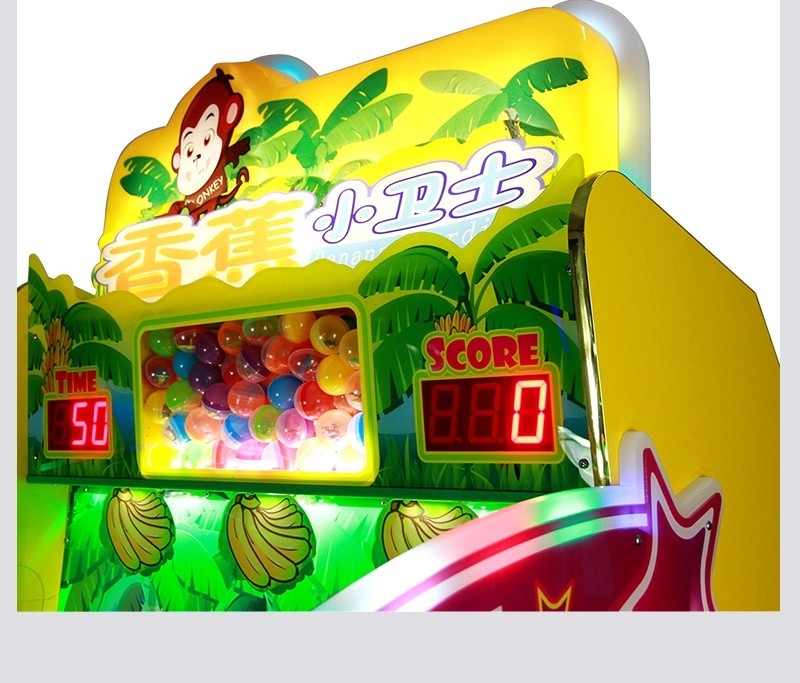 Banana Guardian Arcade Shooting Monkey Game Machine For 1 Player