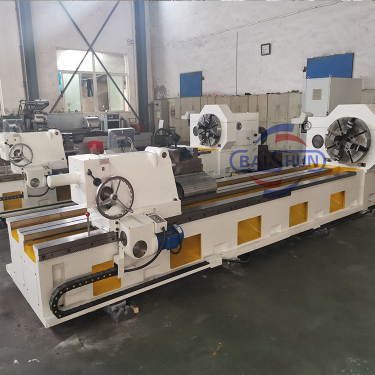 Big Bore Lathe Manufacturer Horizontal Roller Processing CNC Roll Turning Lathe Machine
