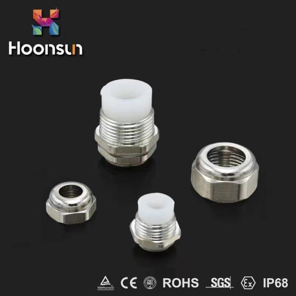 Dustproof Waterproof Cable Gland High Temperature With Silicone Nikelpplated