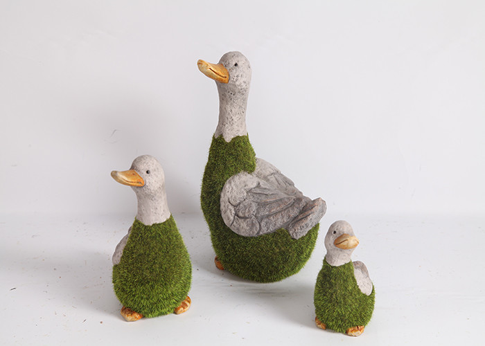 Chicken Duck Pottery Garden Ornaments Handmade Ceramic Garden Decorations